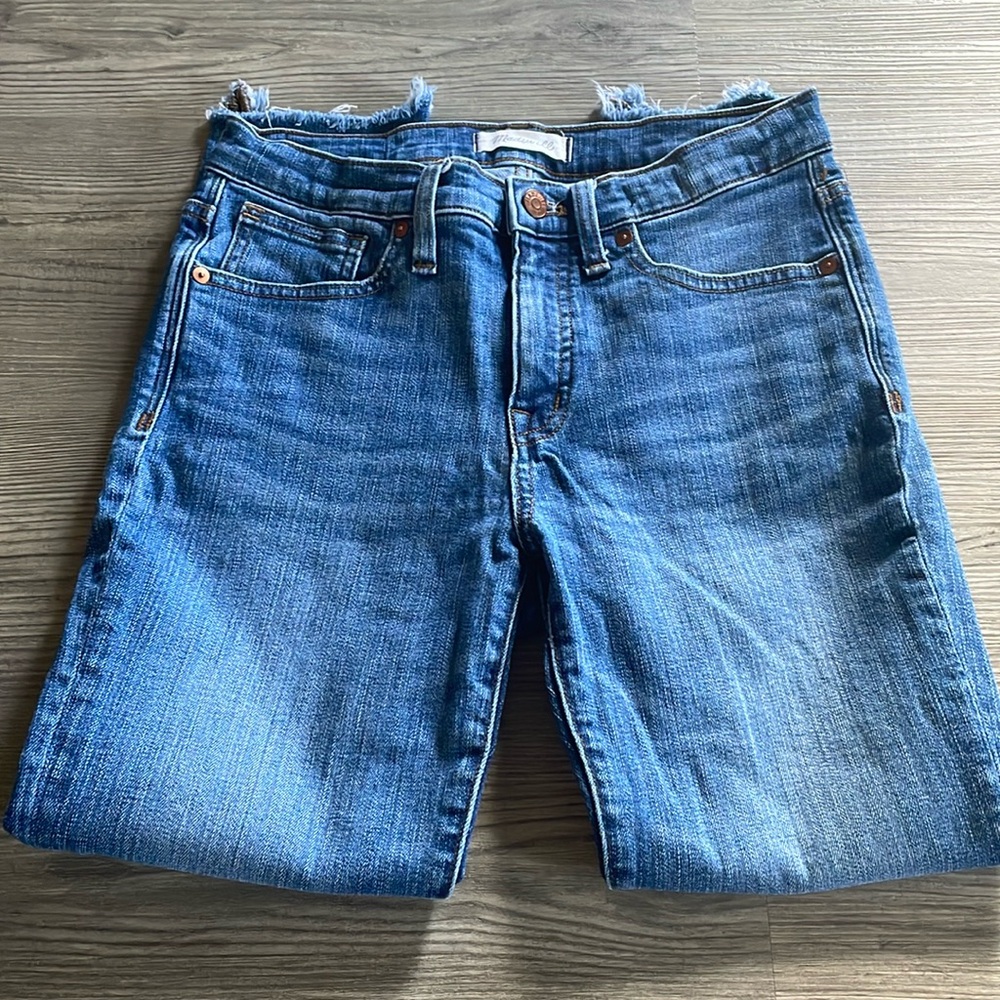 Madewell 9” High Rise Skinny Crop Jeans